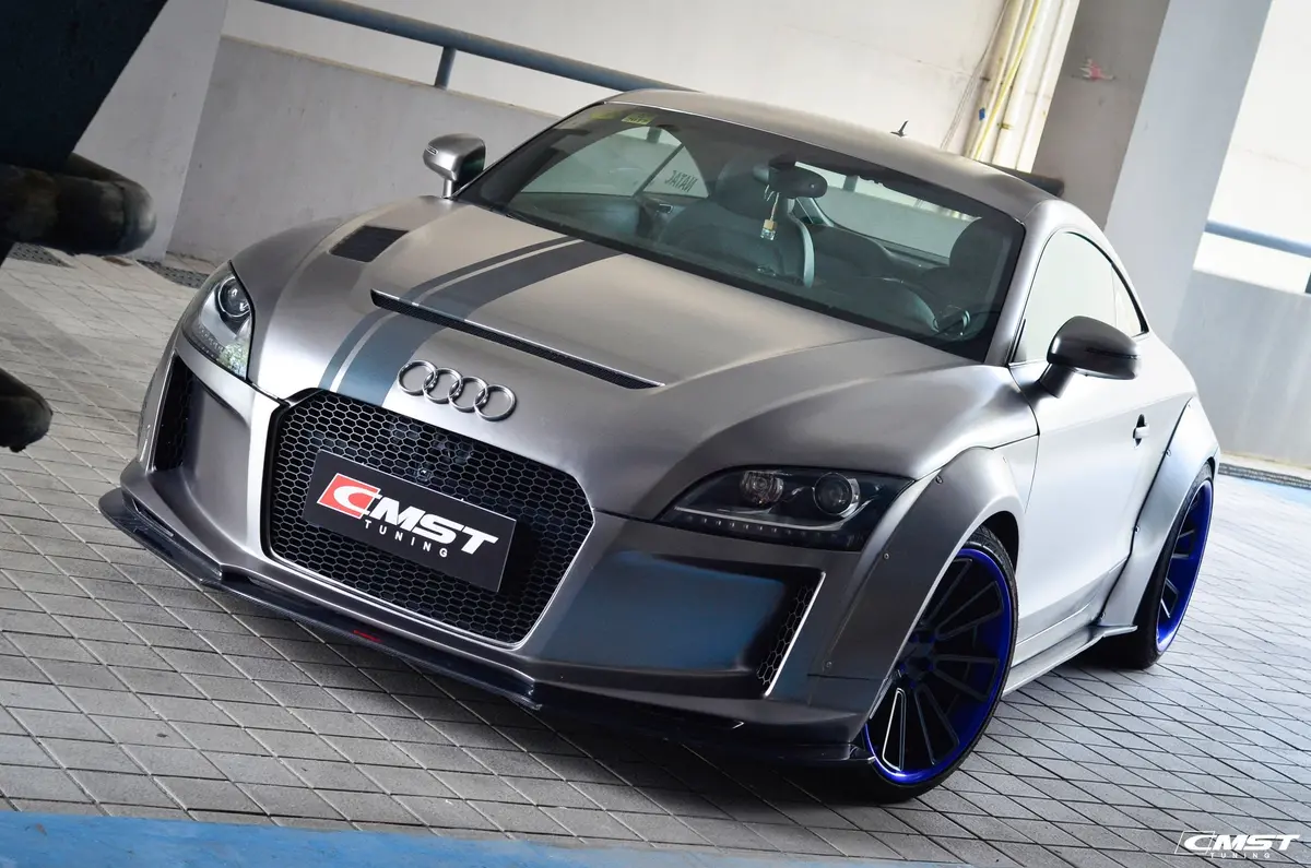 Cmst Carbon Fiber Hood Bonnet  Ver.2 For Audi Tt Tts Mk2 8J 2007-2015 1