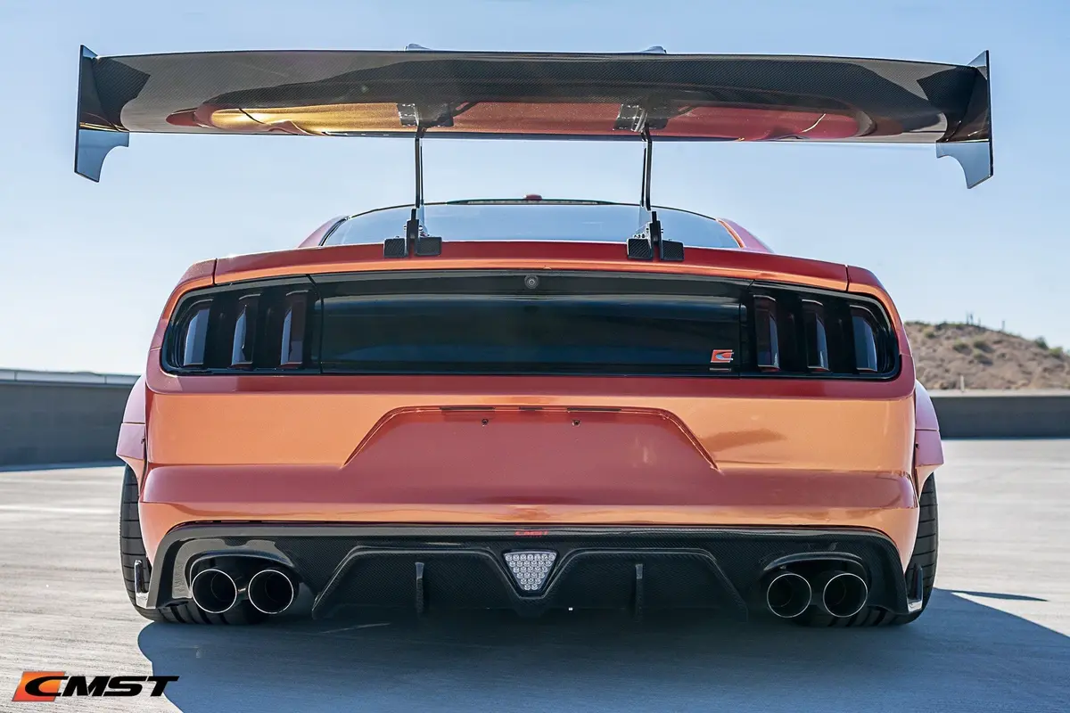 Cmst Carbon Fiber Rear Diffuser Style B For Ford Mustang 2015-2017 1