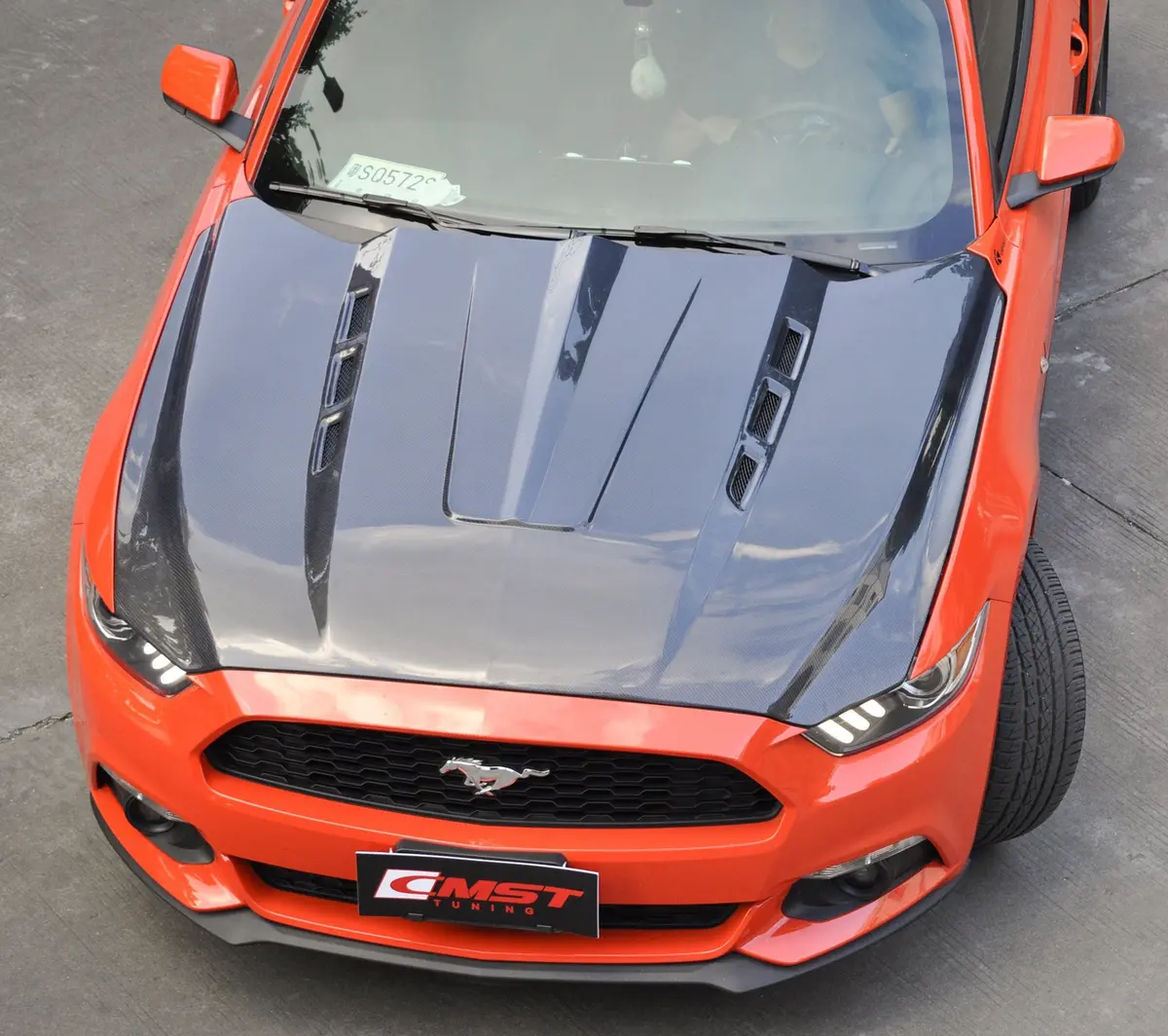Cmst Carbon Fiber Hood Ver.2 For Ford Mustang S550.1 2015-2017 1