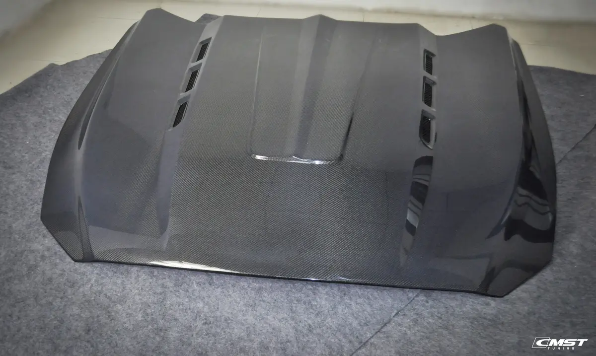 Cmst Carbon Fiber Hood Ver.2 For Ford Mustang S550.1 2015-2017 2