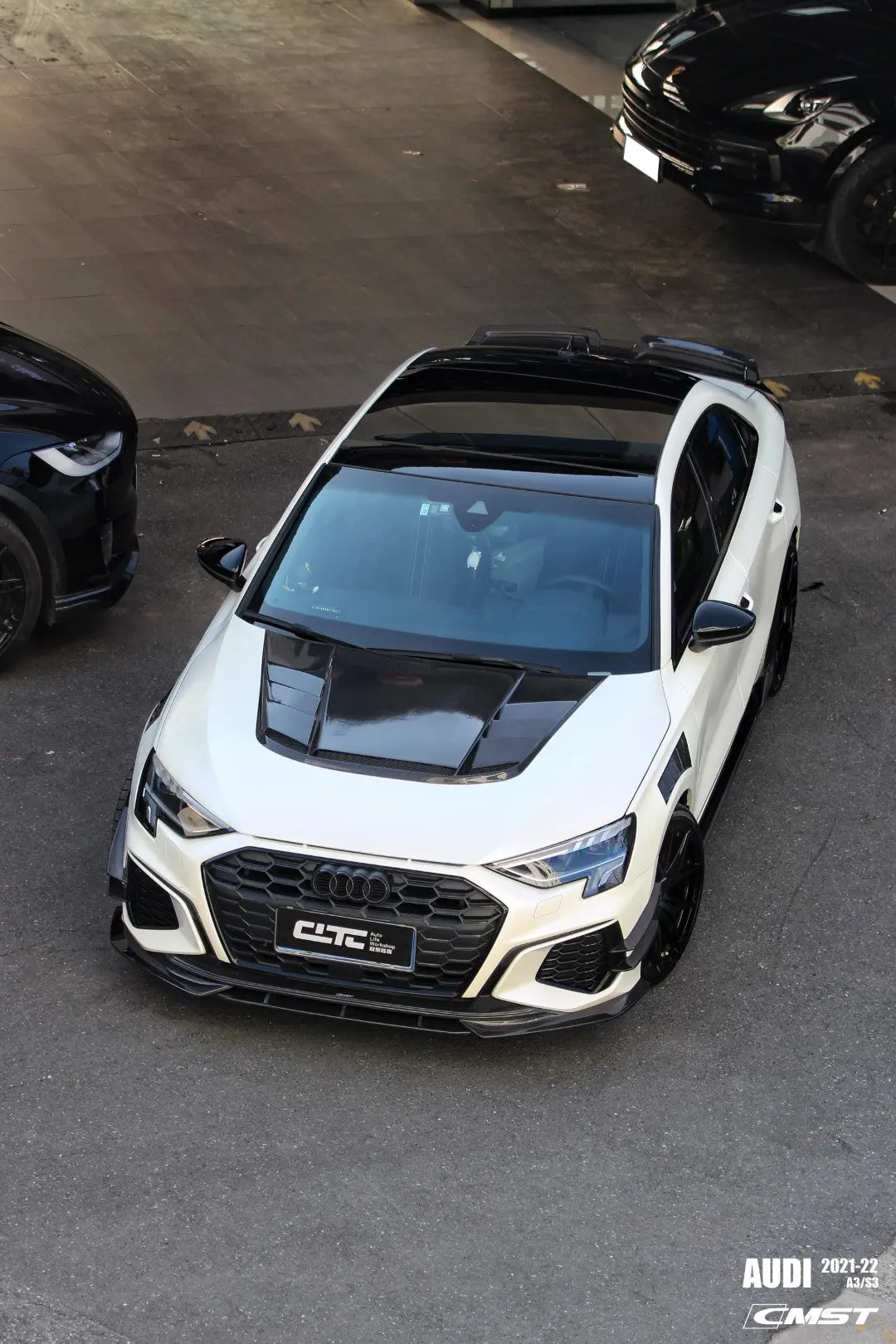 Cmst Carbon Fiber Hood Bonnet Ver.2 For Audi Rs3 S3 A3 8Y 2021-On 1