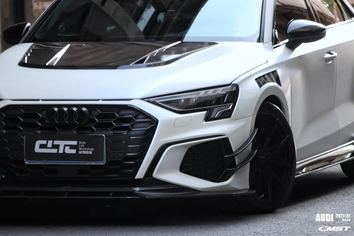 Cmst Carbon Fiber Front Lip Splitter For Audi S3 A3 8Y 2021-On 2