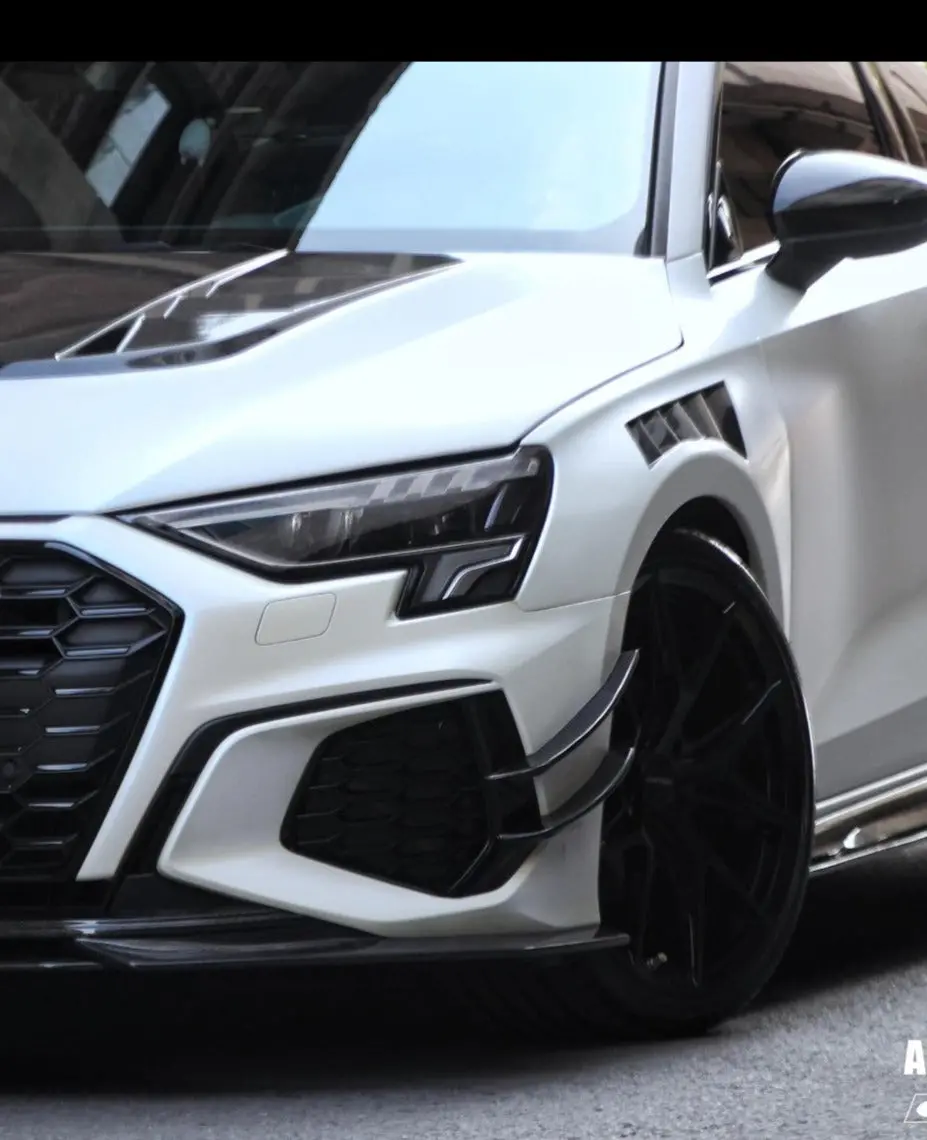 Cmst Carbon Fiber Front Bumper Canards For Audi S3 A3 8Y 2021-On 1