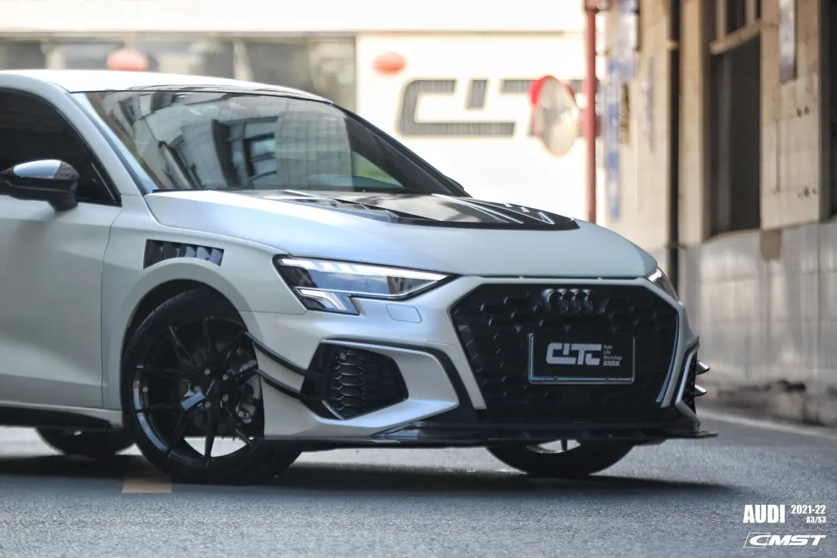 Cmst Carbon Fiber Front Lip Splitter For Audi S3 A3 8Y 2021-On 4