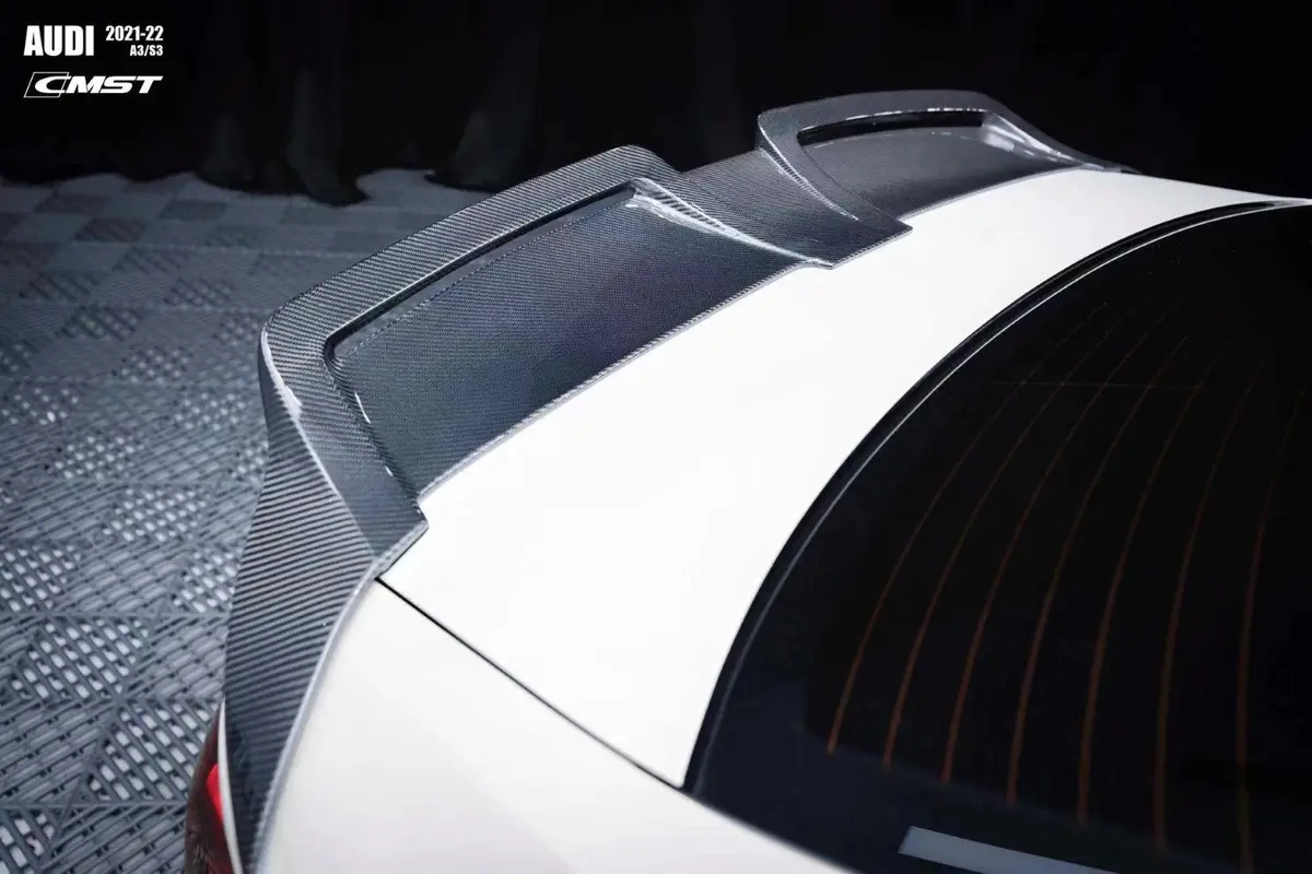 Cmst Carbon Fiber Rear Spoiler V1 For Audi Rs3 S3 A3 8Y 2021-On 1