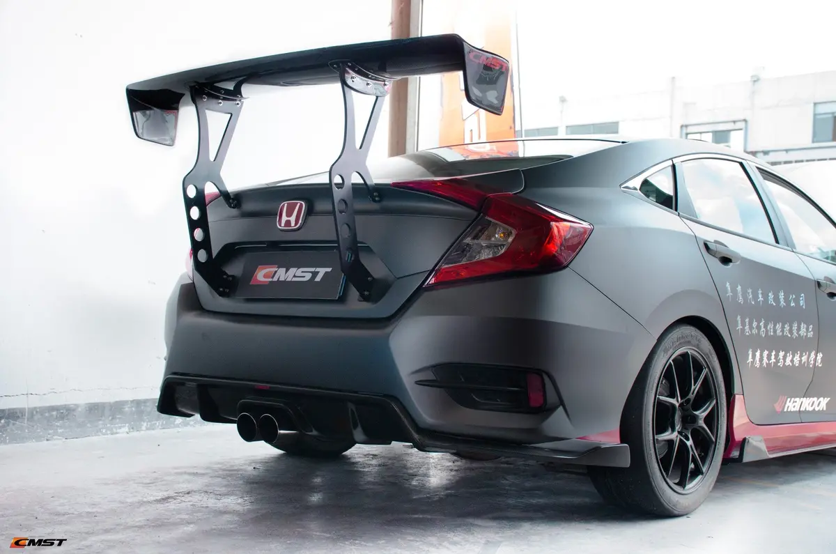 Cmst Carbon Fiber Rear Diffuser For Honda Honda 10Th Gen Civic Fc2 Dual Exit 2