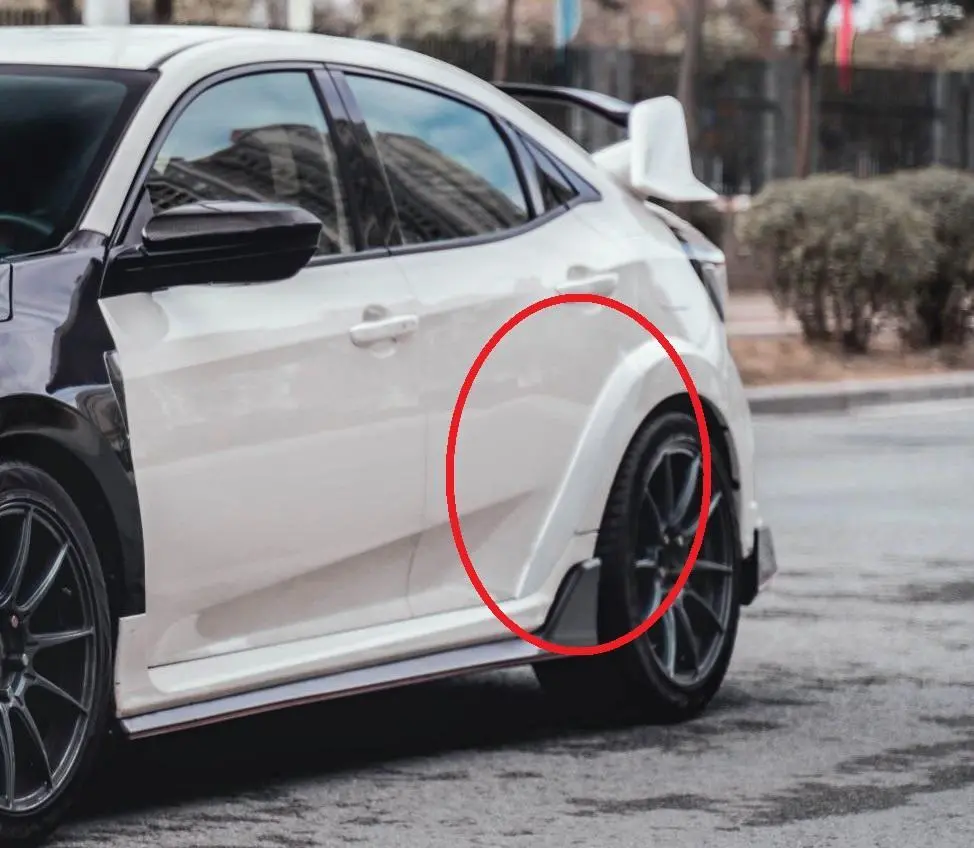 Cmst Carbon Fiber Rear Fender Trim For Honda Fk8 Civic Type-R (2017-On) 2