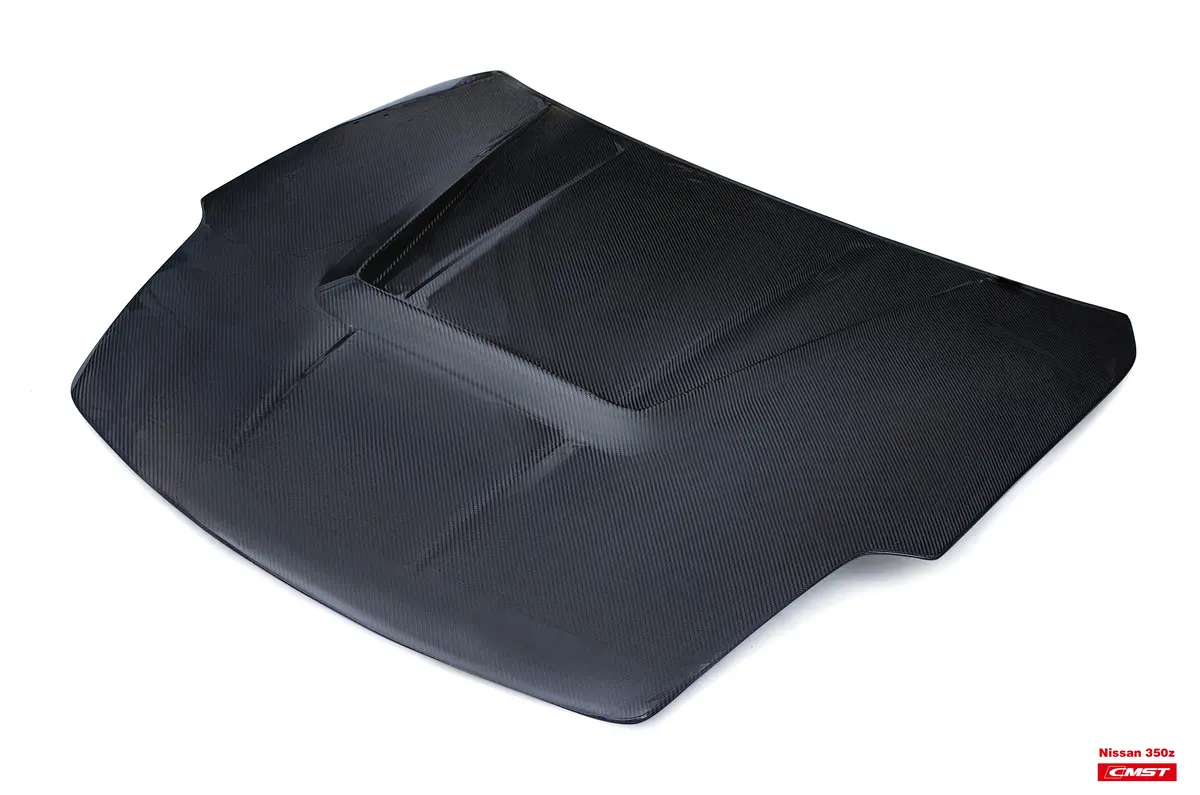 Cmst Carbon Fiber Hood With Vent Ver.1 For Nissan 350Z Z33 Fairlady Z Vented 1