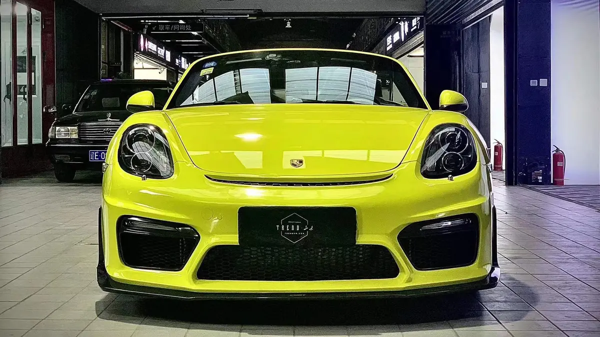 Cmst Gt4 Style Front Bumper & Lip For Porsche 2012-2015 Cayman/Boxster 981 1