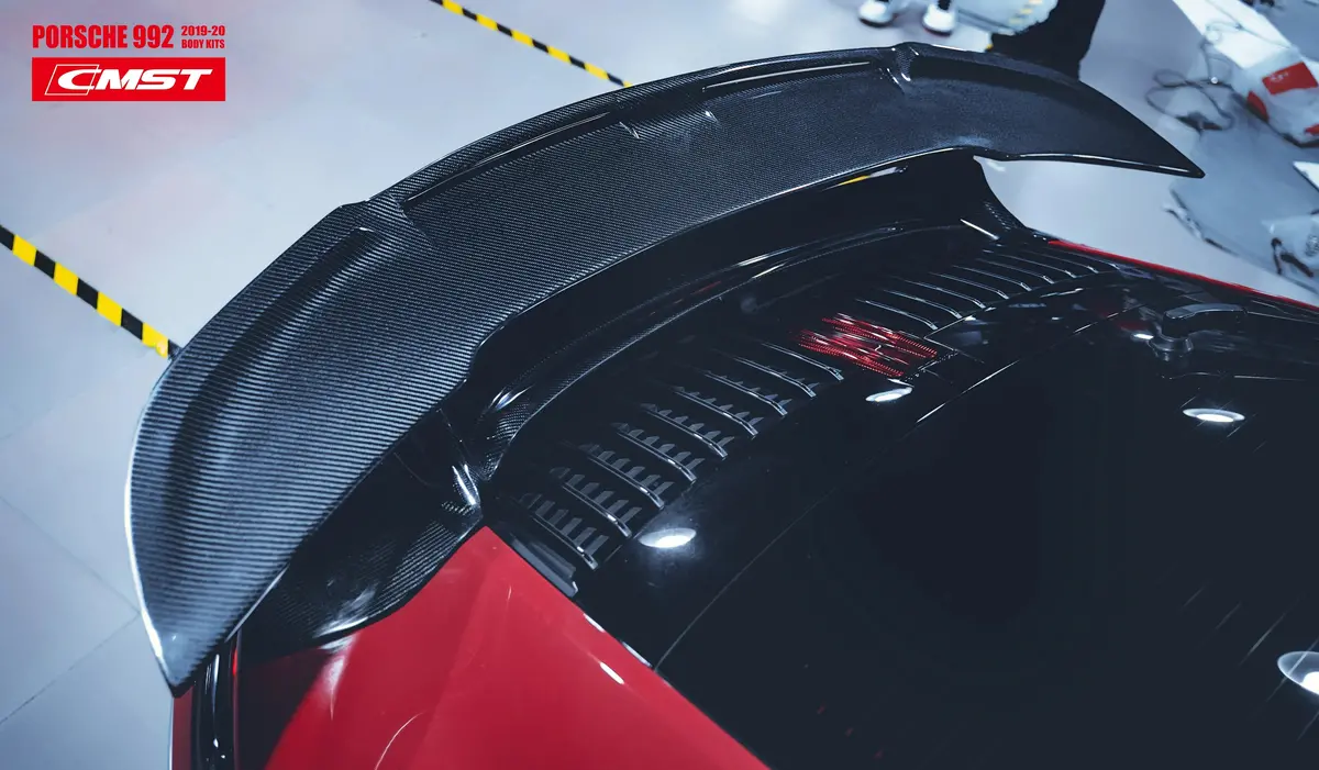 Cmst Carbon Fiber Rear Spoiler Ver.2 For Porsche 911 992 1