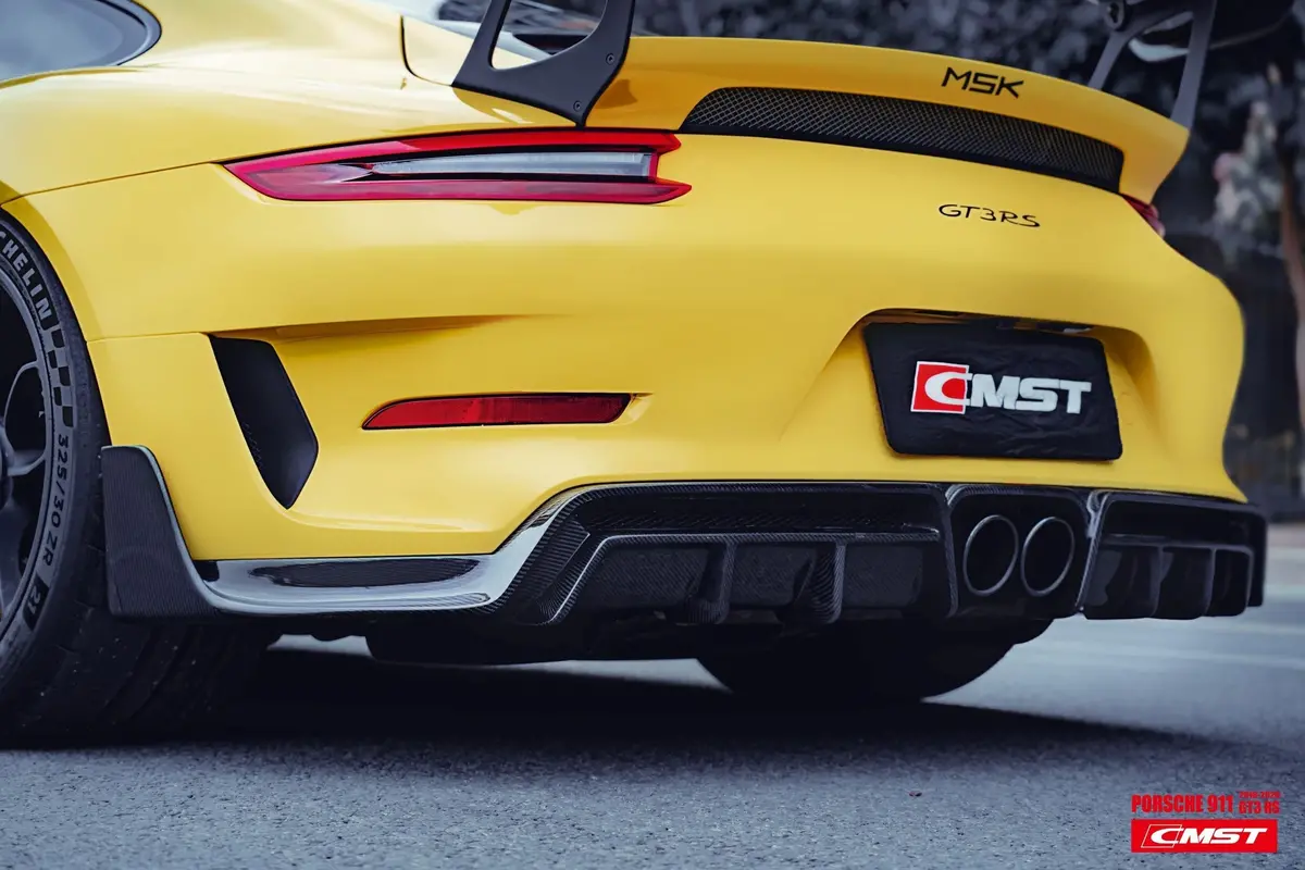 Cmst Carbon Fiber Rear Diffuser For Porsche  991 991.2 Gt3rs 1