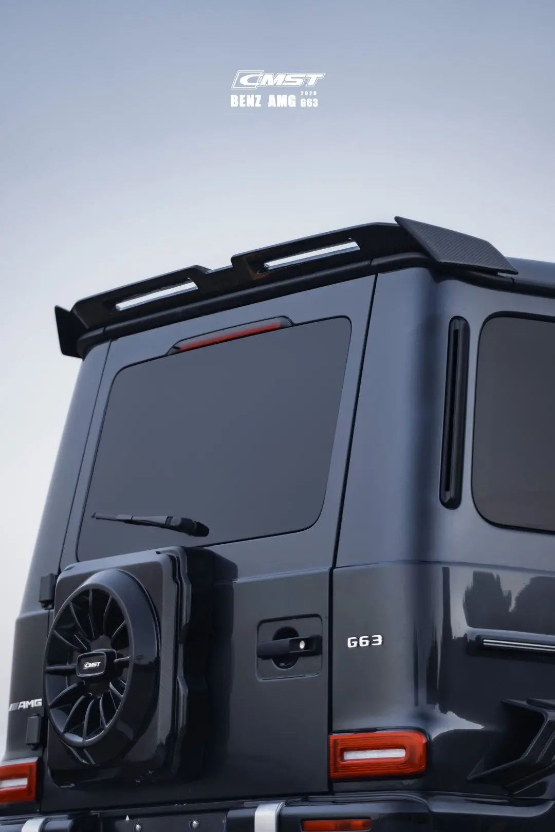 Cmst Pre-Preg Carbon Fiber Rear Roof Spoiler For Mercedes Benz G63 / G550 / G500 W464 1