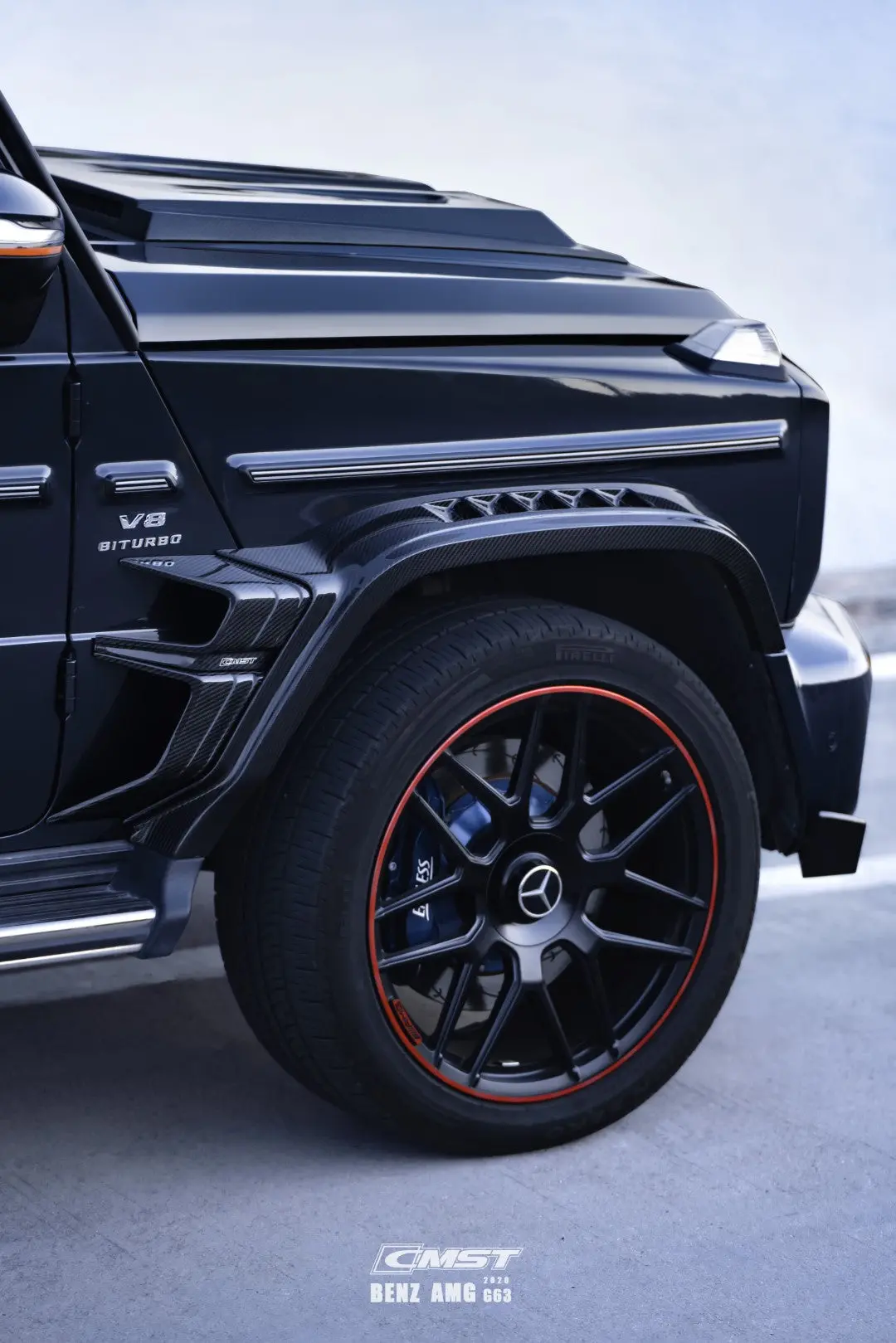 Cmst Pre-Preg Carbon Fiber Wheel Arches For Mercedes Benz G63 / G550 / G500 W464 1