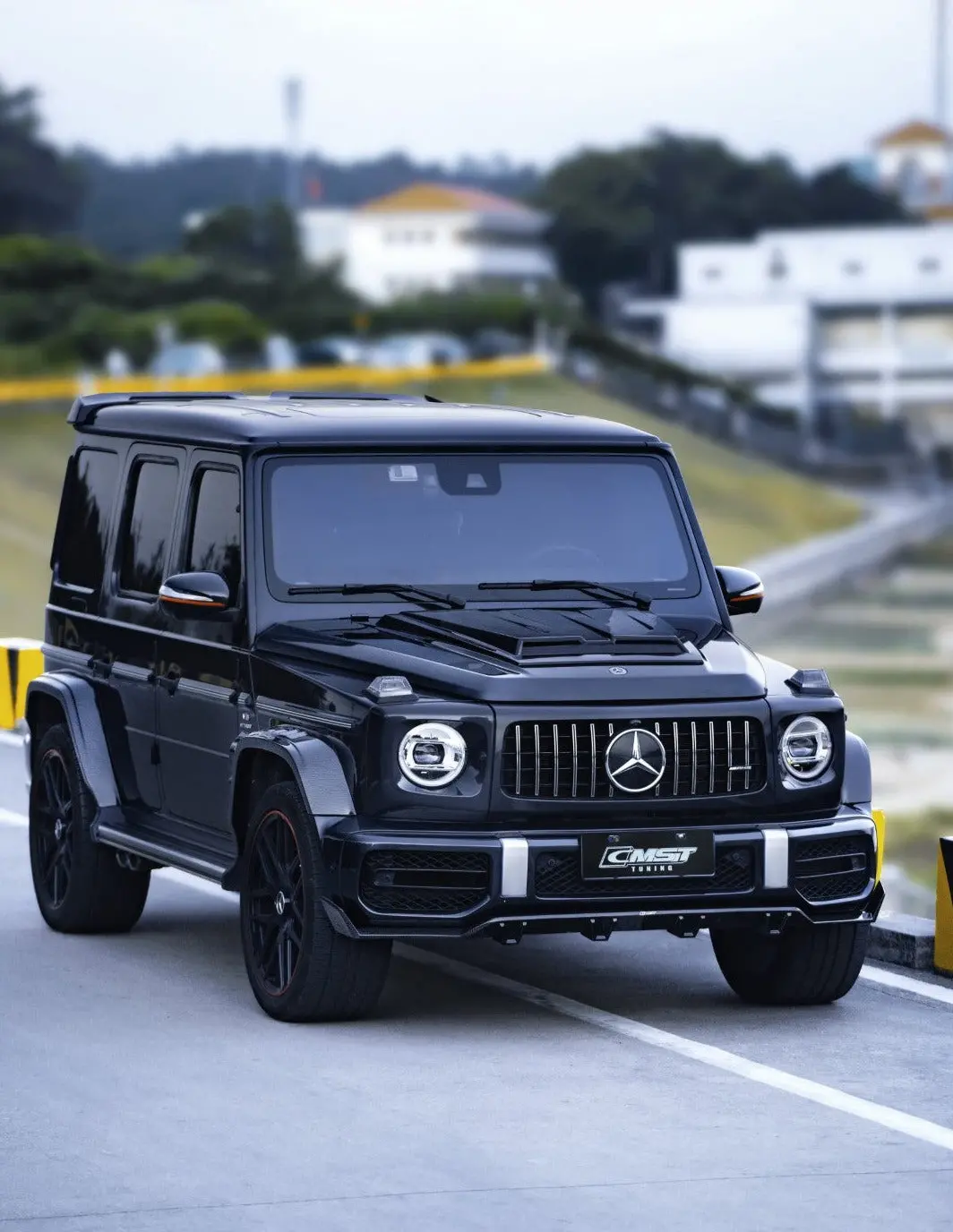 Cmst Pre-Preg Carbon Fiber Front Lip Splitter For Mercedes Benz G63 W464 2019-2022 1