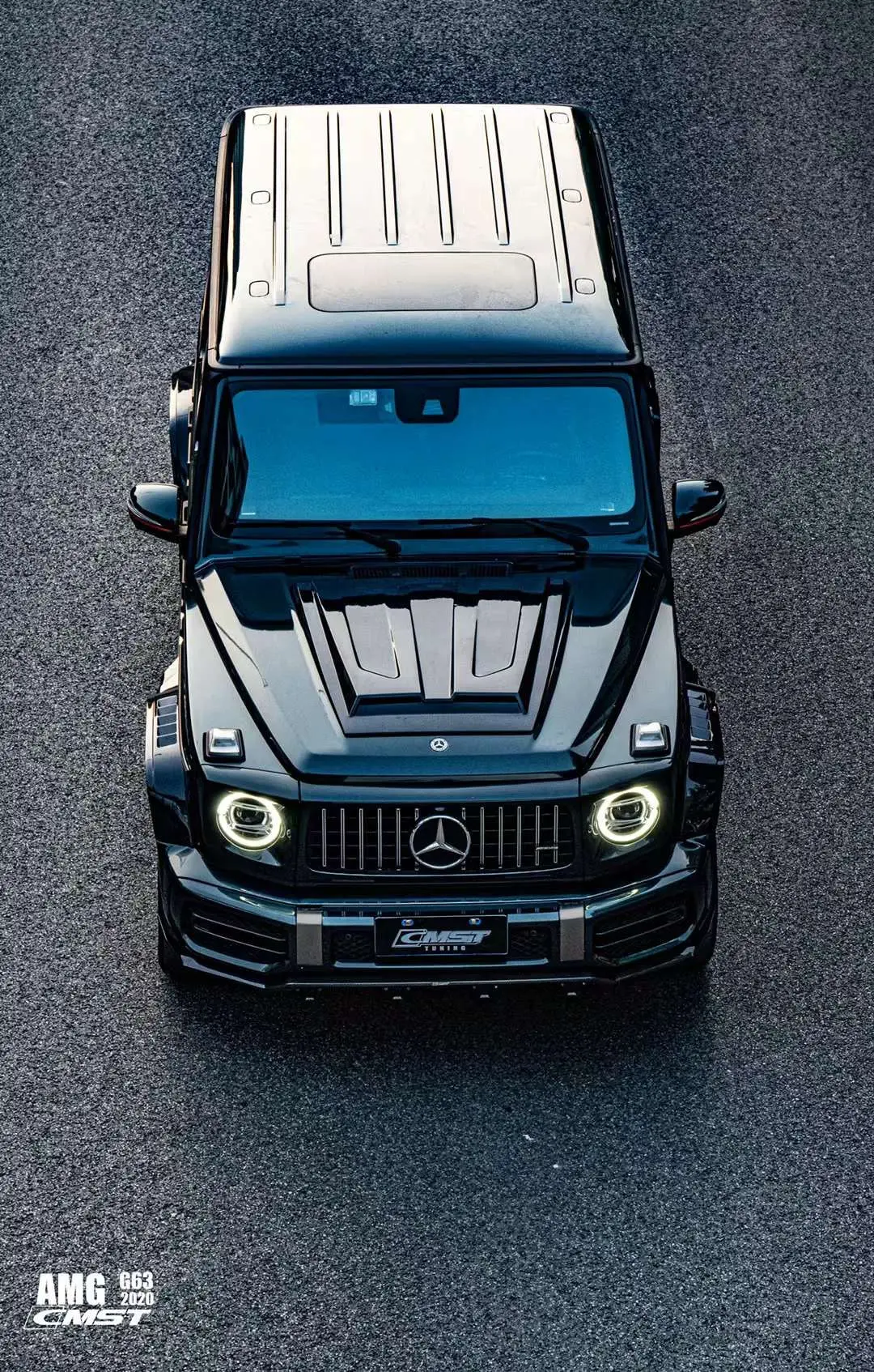 Cmst Pre-Preg Carbon Fiber Hood Bonnet Cover For Mercedes Benz G63 / G550 / G500 W464 1