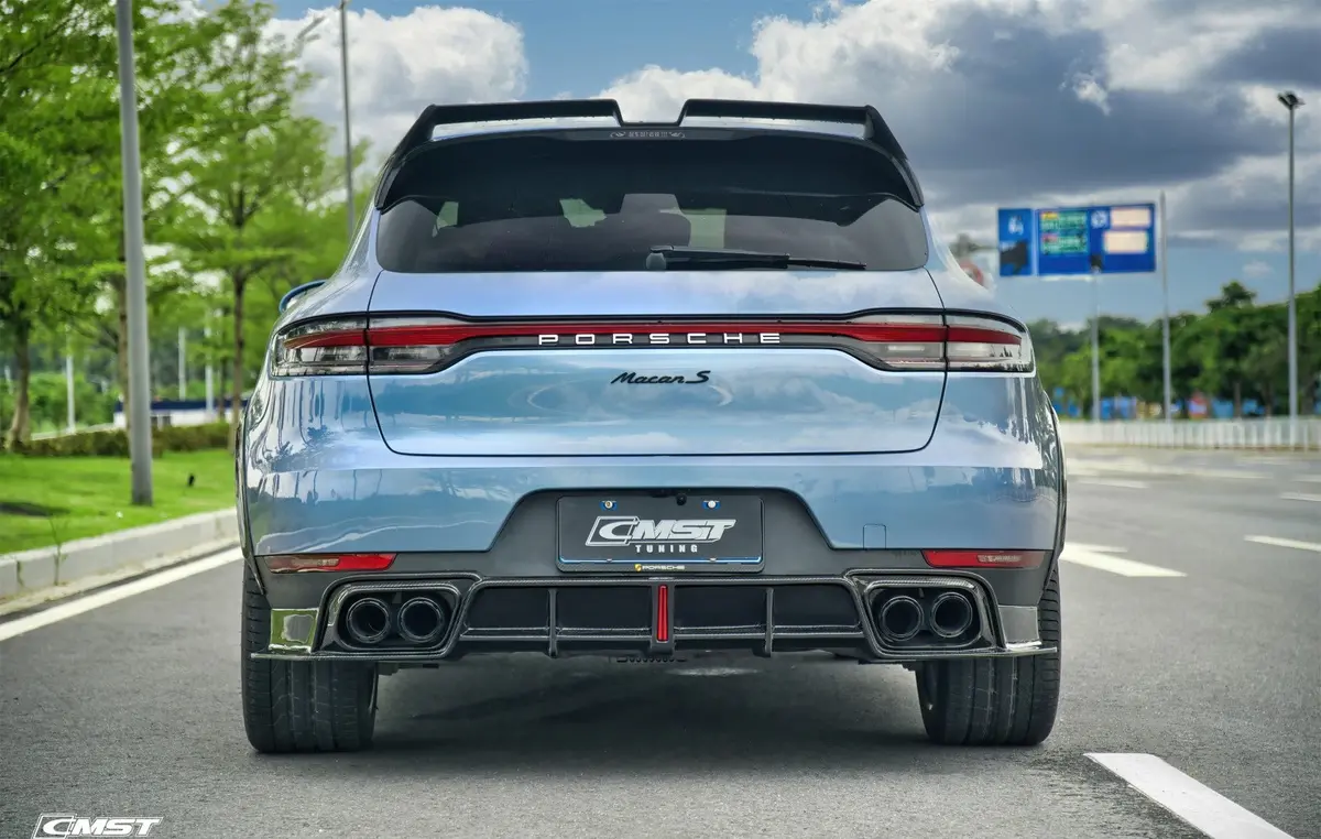 Cmst Pre-Preg Carbon Fiber Rear Diffuser For Porsche Macan & Macan S 2019-2021 1