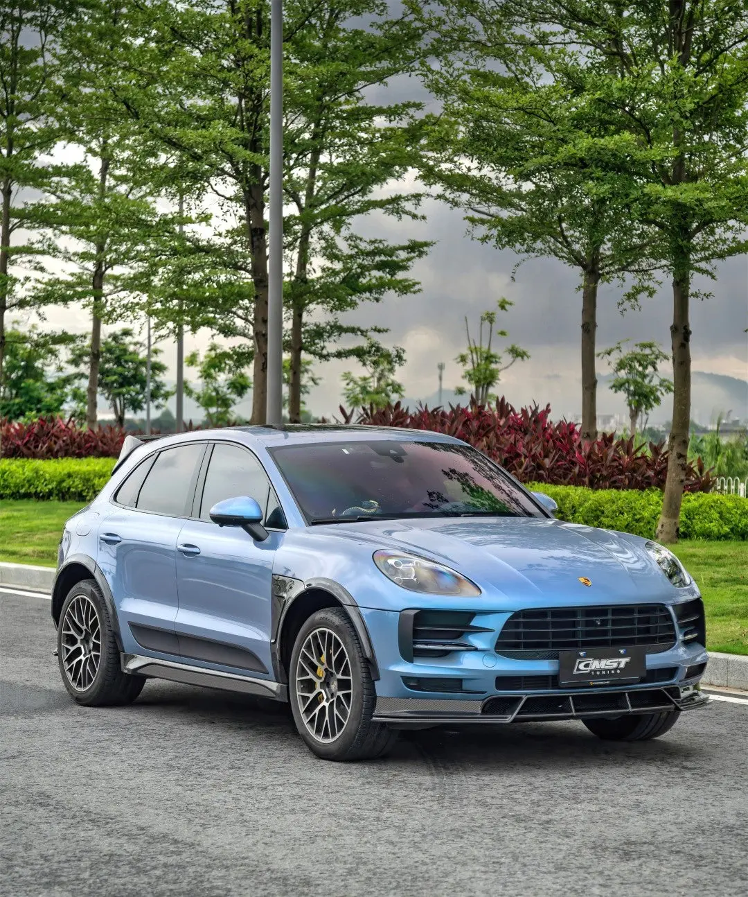 Cmst Pre-Preg Carbon Fiber Side Skirts Ver.2 For Porsche Macan & Macan S Macan Gts 2015-2021 1
