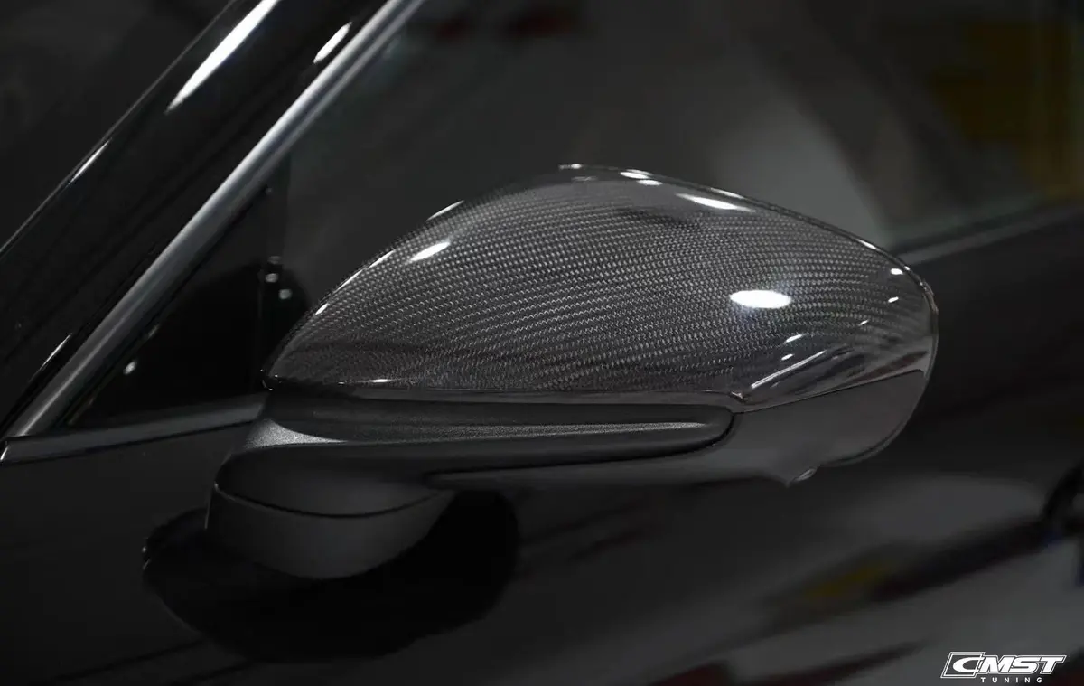 Cmst Pre-Preg Carbon Fiber Mirror Cap Replacement For Porsche 911 992 & Taycan 2