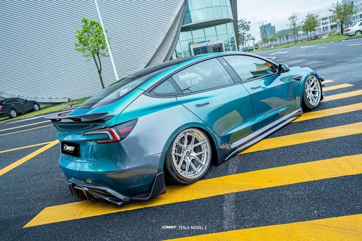 Cmst Carbon Fiber V2 Side Skirts For Tesla Model 3 Highland 2024-On 2