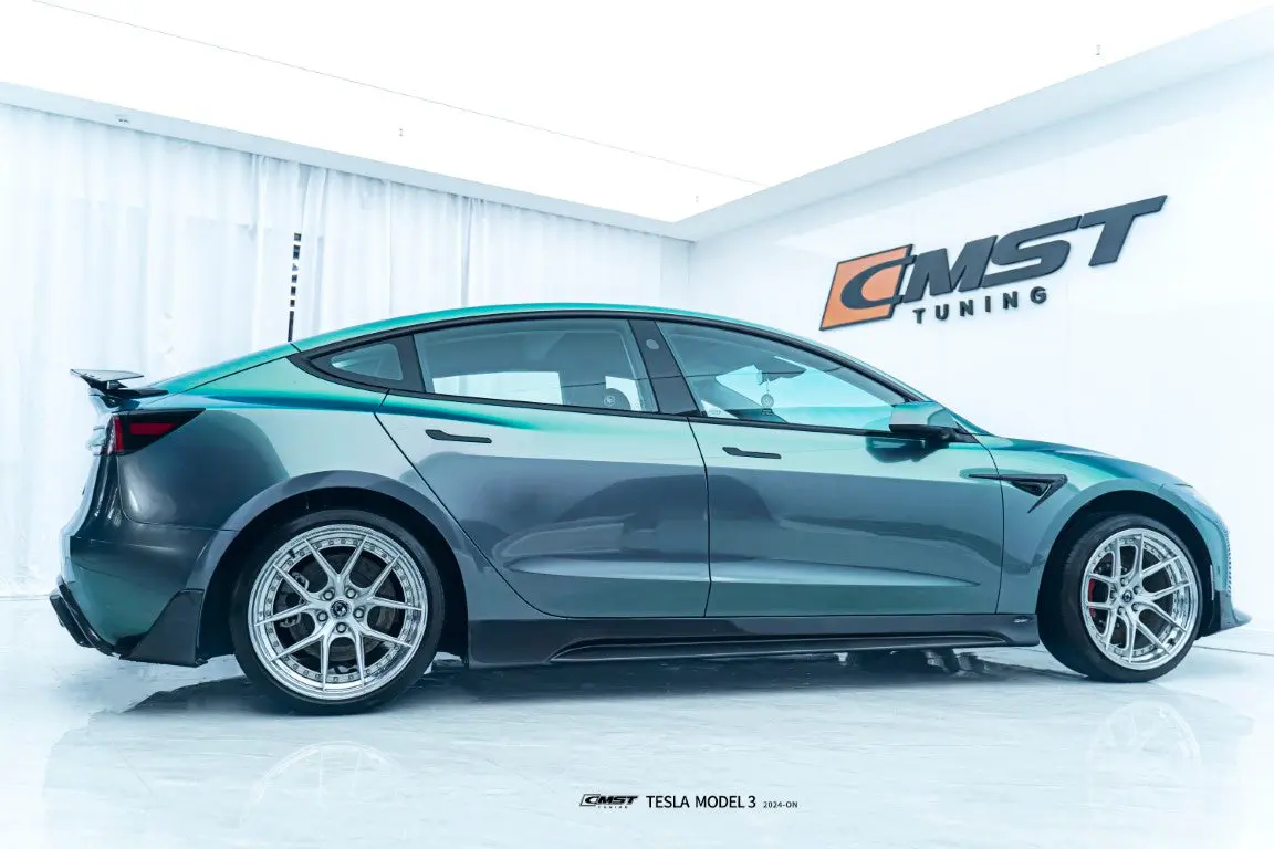 Cmst Carbon Fiber Fender Trim For Tesla Model 3 Highland 2024-On 3