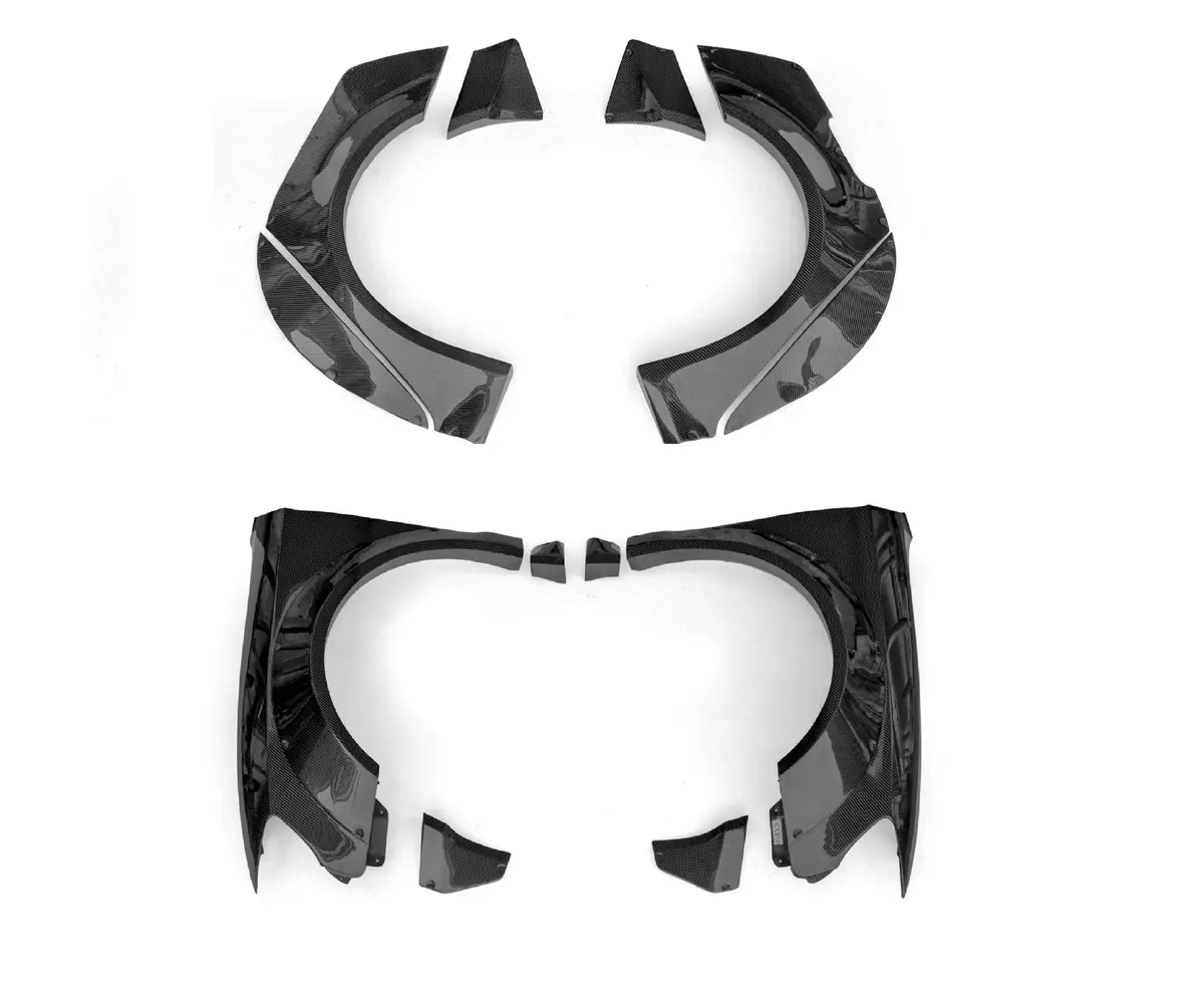 New Release!! Cmst Carbon Fiber Widebody Fender Arches ( 12 Pcs ) For Audi Rs3 2014-On 2