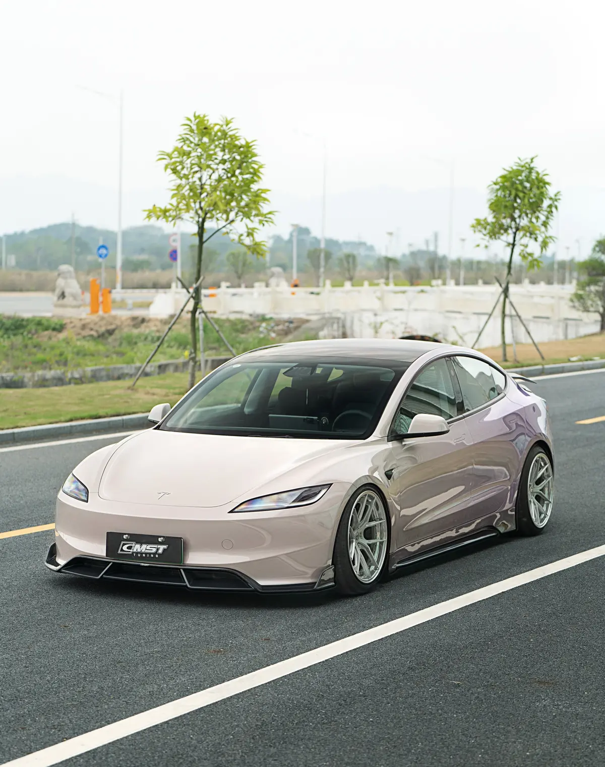 Cmst Carbon Fiber Full Body Kit Ver.1 For Tesla Model 3 2024-On 1