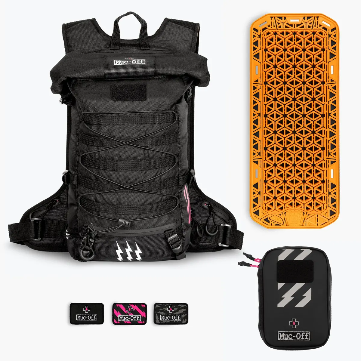 Ride Pack Black + D30 Back Protector + Essentials Pack 1
