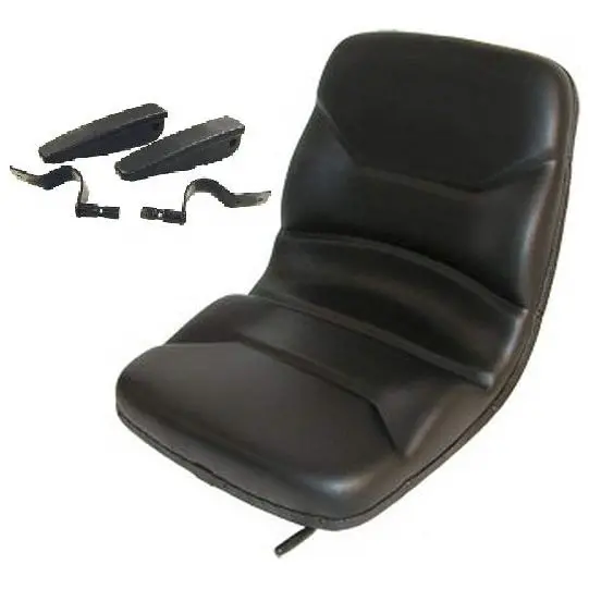 Compact Garden Tractor Lawn Mower Skid Steer Loader Forklift Seat W / Armrests 2