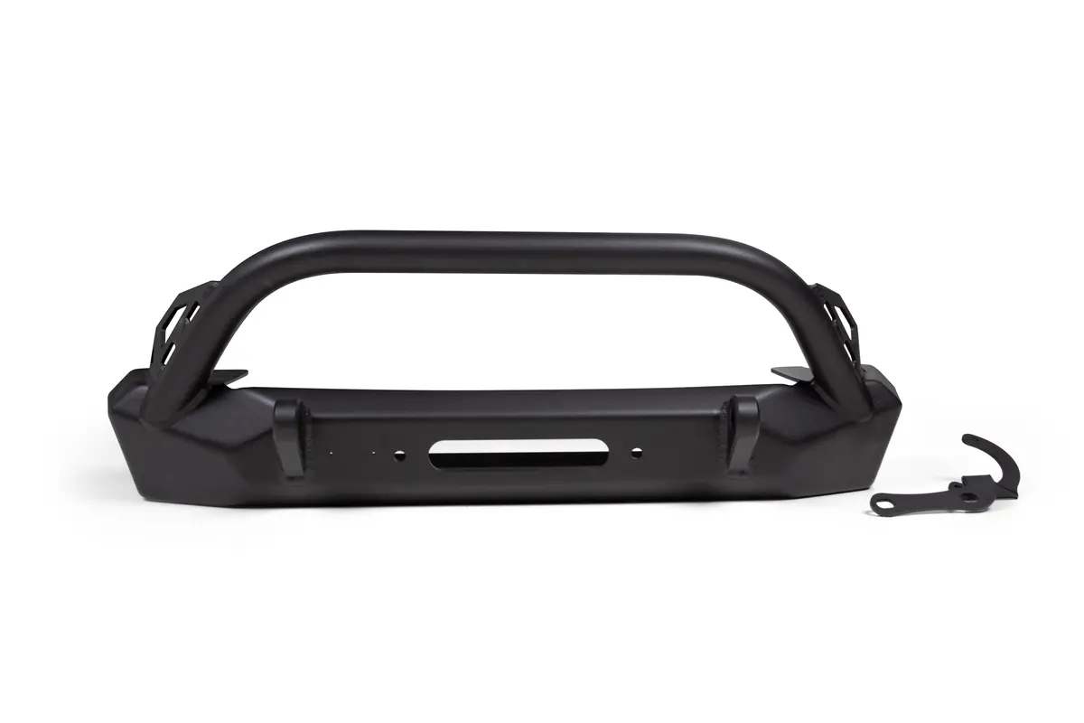 Inferno Front Winch Bumper With Flat Top Bull Bar | Jeep Wrangler Jk 1