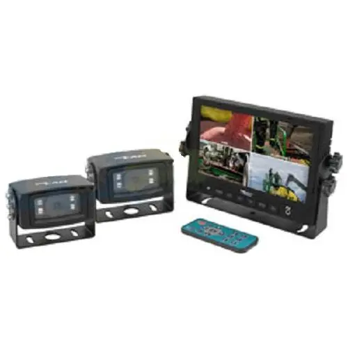 Cabcam 7" Quad Hd Monitor - 2 White Led Camera Observation System W/ Audio 1