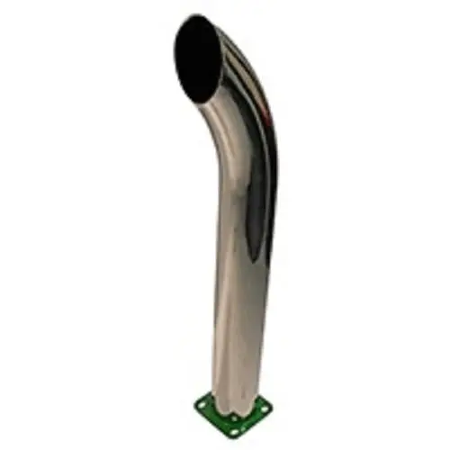 Chrome / Stainless Steel Exhaust Pipe For John Deere 24" Tall - 3" Od 1