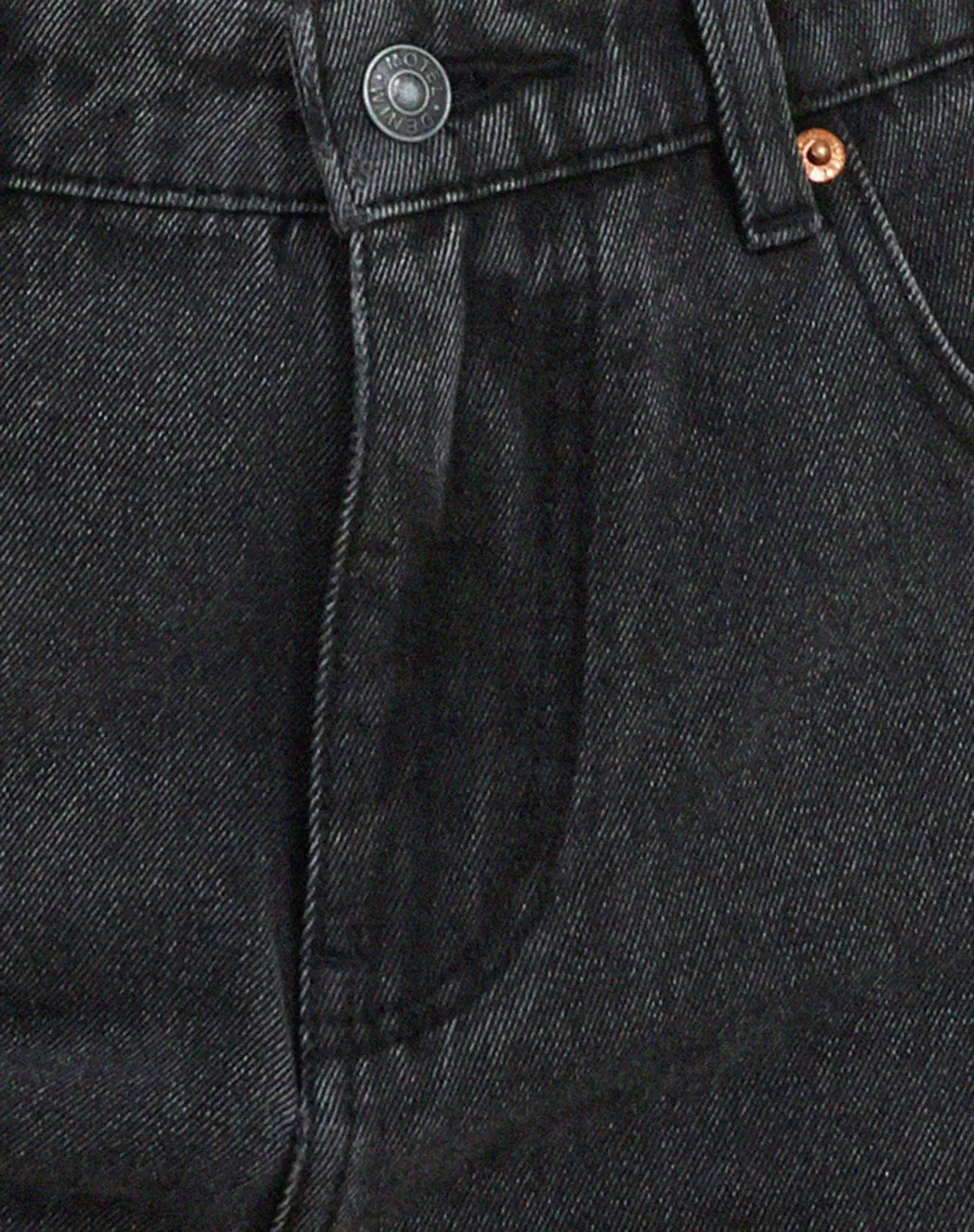 Denim Short In Black Wash 5