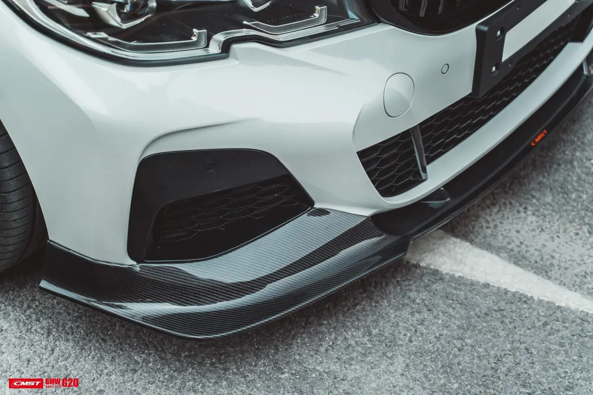 Cmst Carbon Fiber Front Lip Splitter For Bmw 3 Series G20 M340i 330I 2019-2022 3