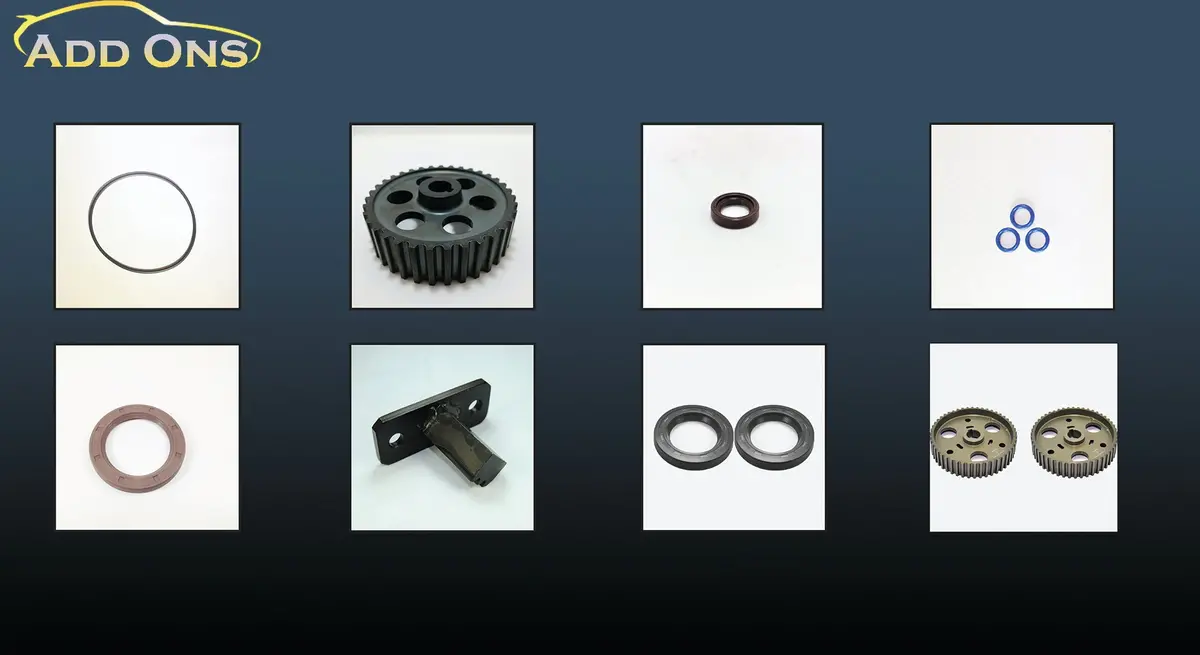 Tb8795 Aa - Timing Belt & Water Pump Kit - Using The P.K. Tensioner (1987-1995) - Pre-Order 2