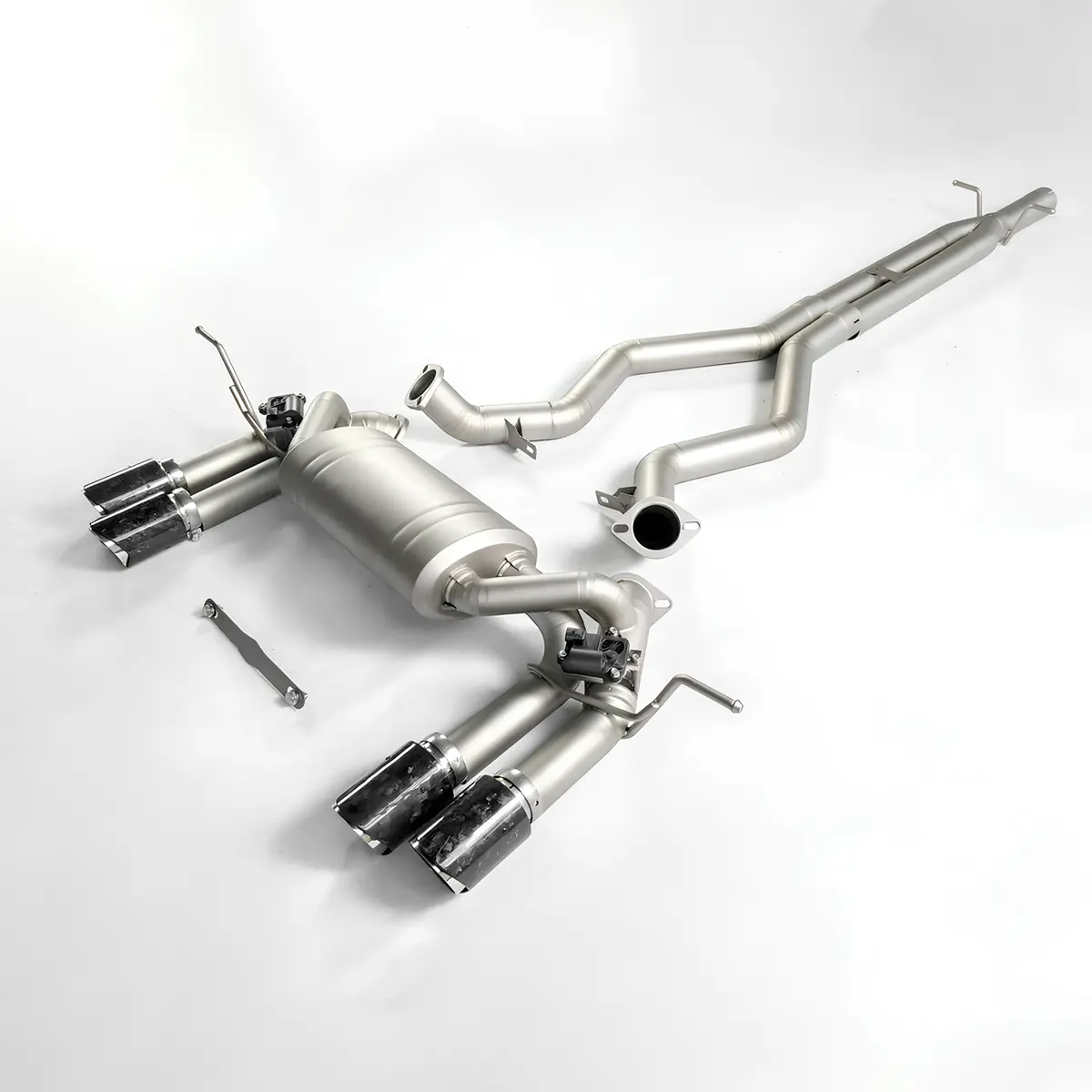 Ame Valvetronic Titanium Exhaust Catback For Land Rover Defender 90/110 P400 2020~Up Titanium Catback Muffler Exhaust System 1