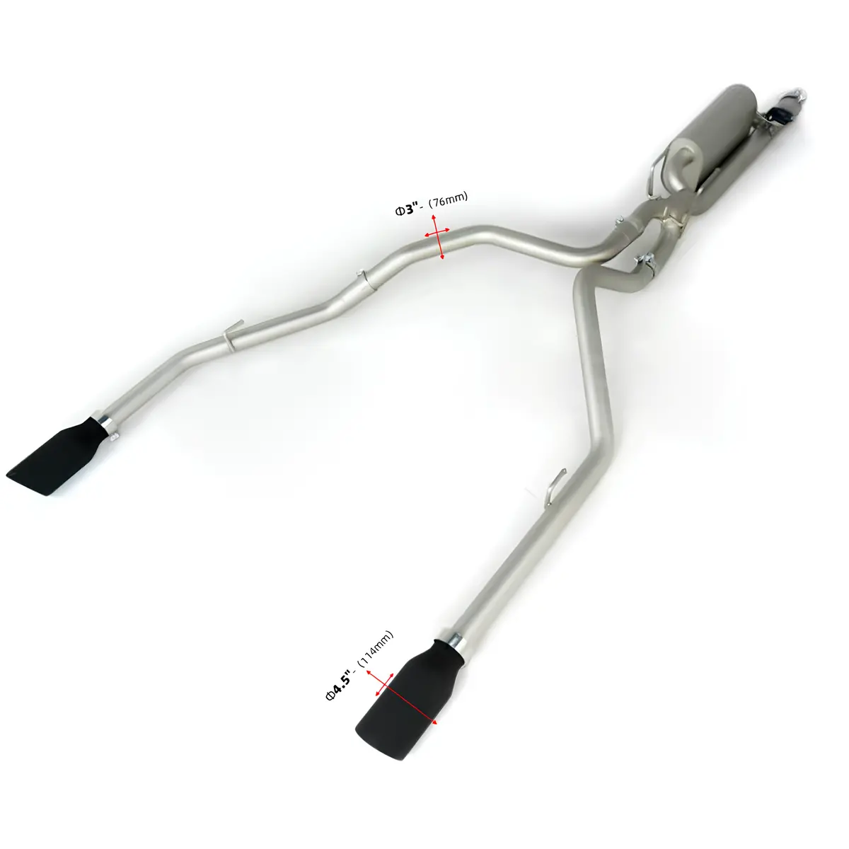 Ame Performance Exhaust Muffler Pipes Exhaust Catback For Dodge Ram 1500 5.7L 2015-2019 Catback Exhaust System 1