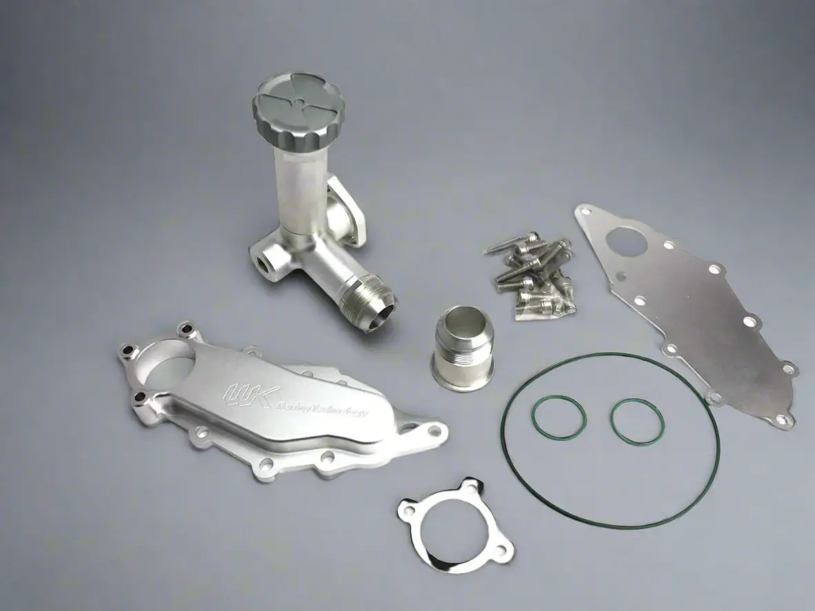 Wk Racing Toyota 1Jz / 2Jz Modified Upper Water Outlet, Lower Water Inlet, Water Pump & Rear Water Tank Kit 1