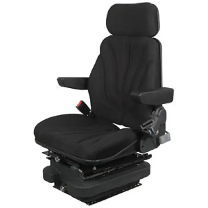 12V Low Profile Air Suspension Seat For Tractor Excavator Loader 1