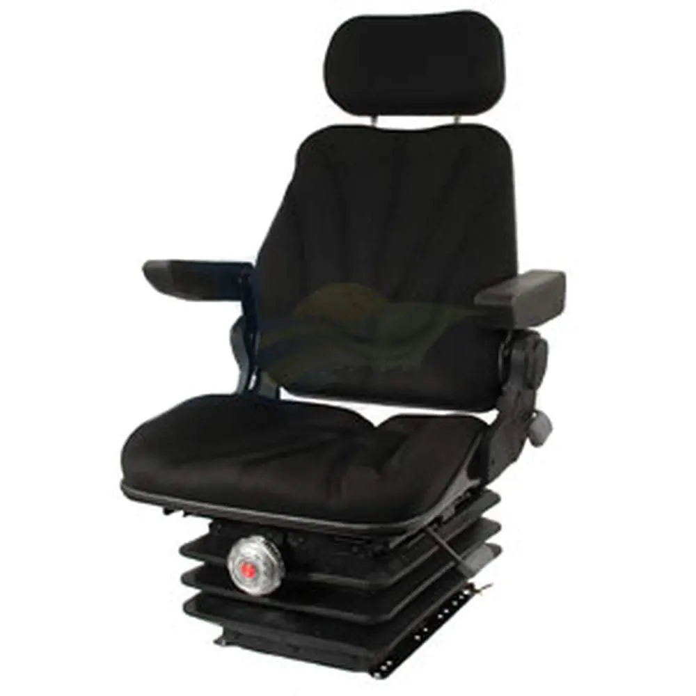 Heavy Duty Tractor Excavator Back Hoe Mower Loader Seat W/ Suspension 4