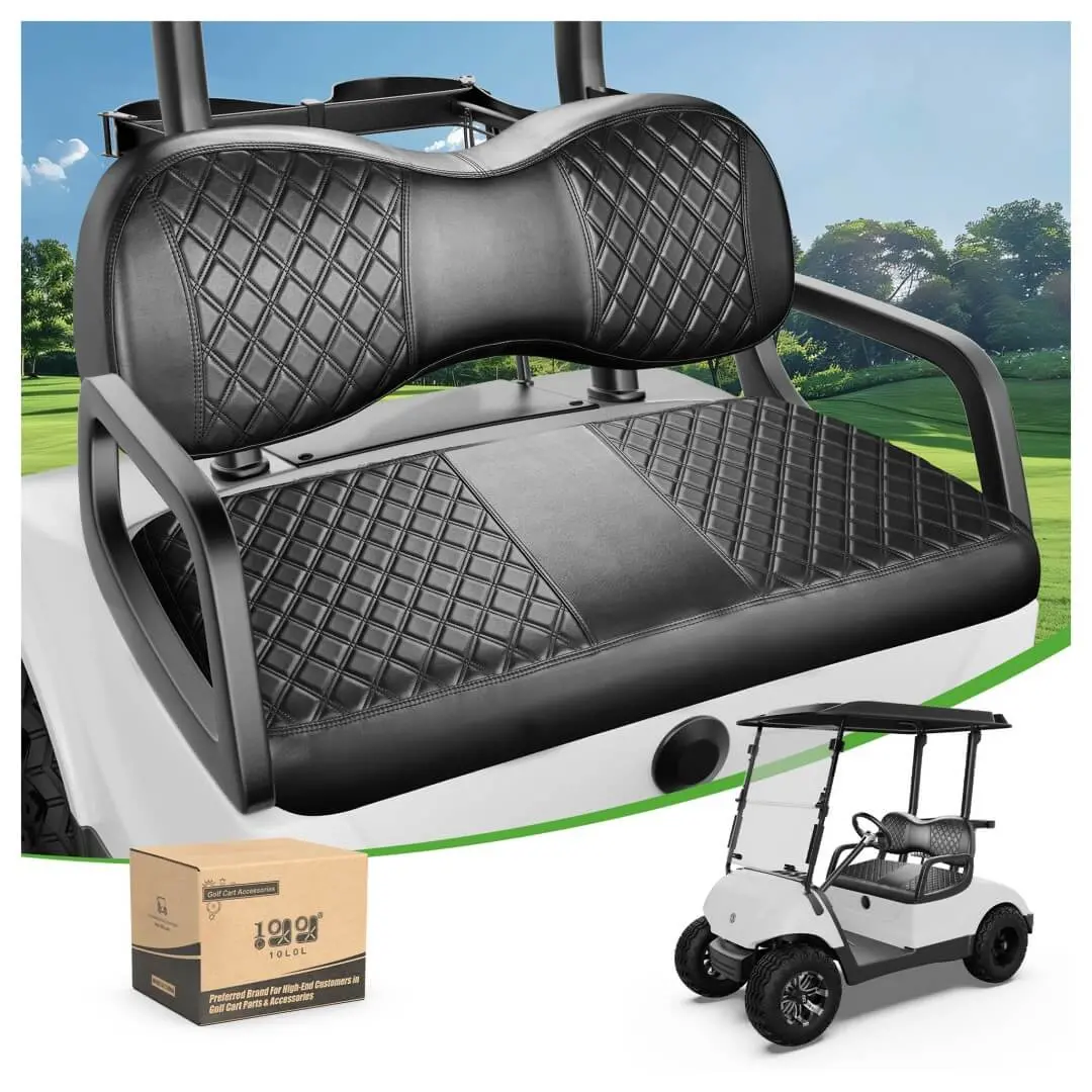 10L0l Golf Cart Seat Cover Diamond Leather Design For Yamaha G29/Drive/Driver 2 Gas & Electric 1