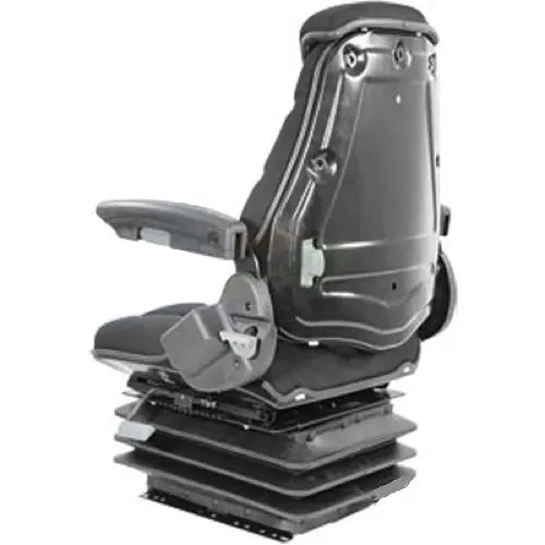 12V Heavy Duty Tractor Excavator Back Hoe Mower Loader Seat W/ Suspension 2