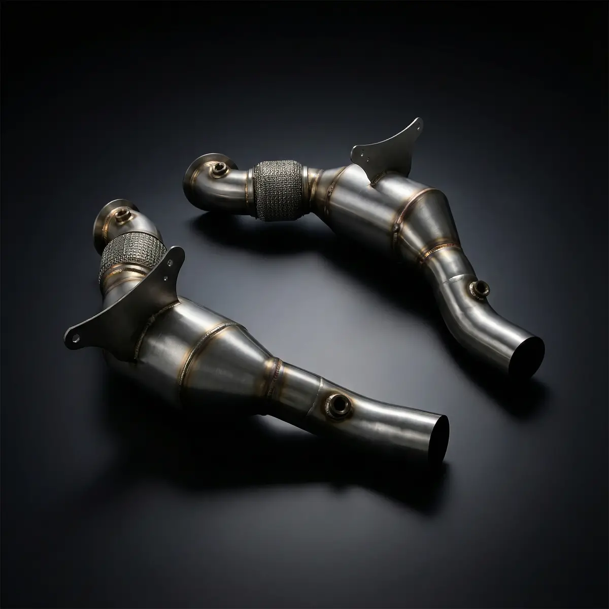 Ferrari 488 Gtb / Spider 2015-2018 3.9T V8 Catless Downpipes | Ame Motorsport 1