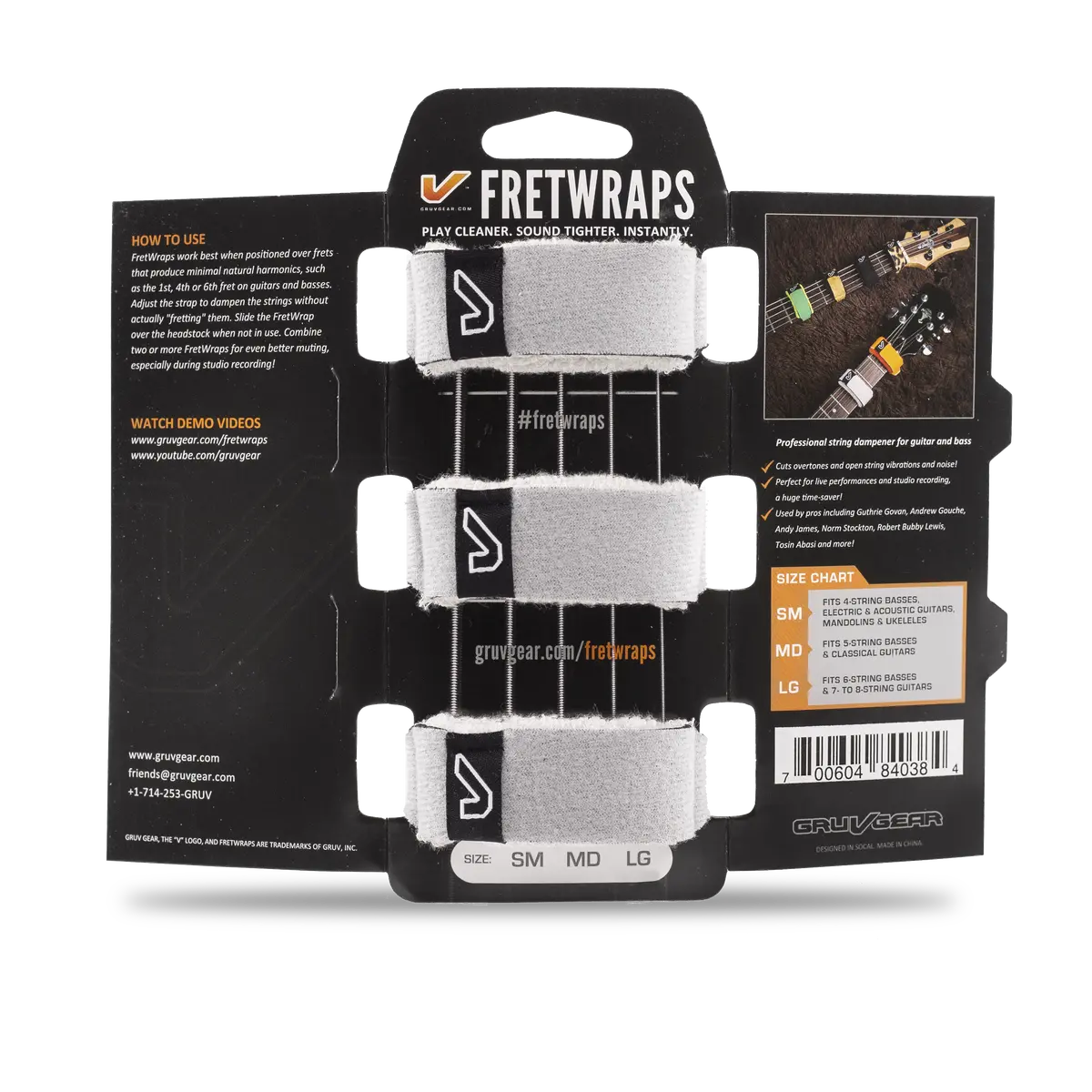 3-Pack Guitar String Muting Fret Wraps - Image 10