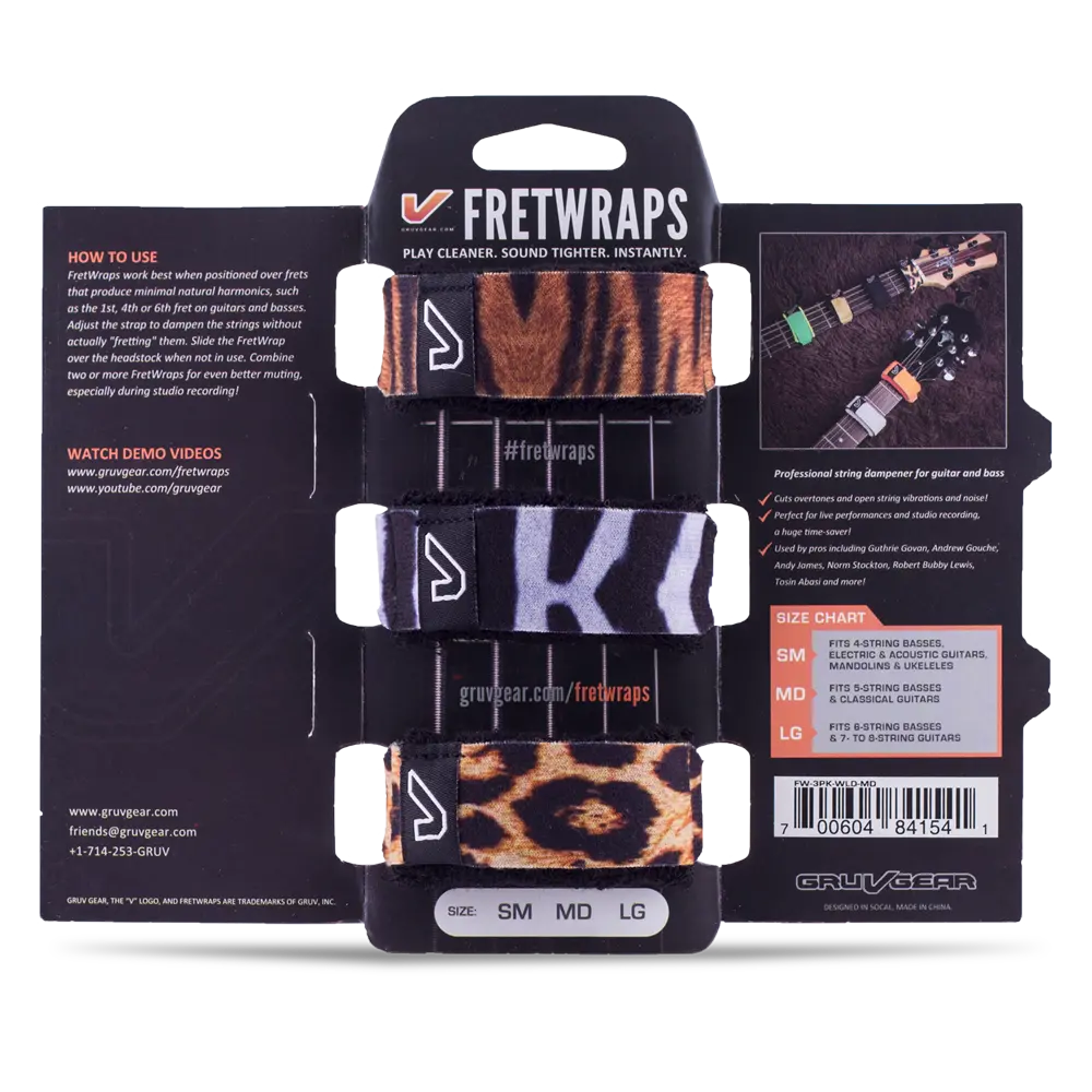 Fretwraps String Muters (3-Pack) 8
