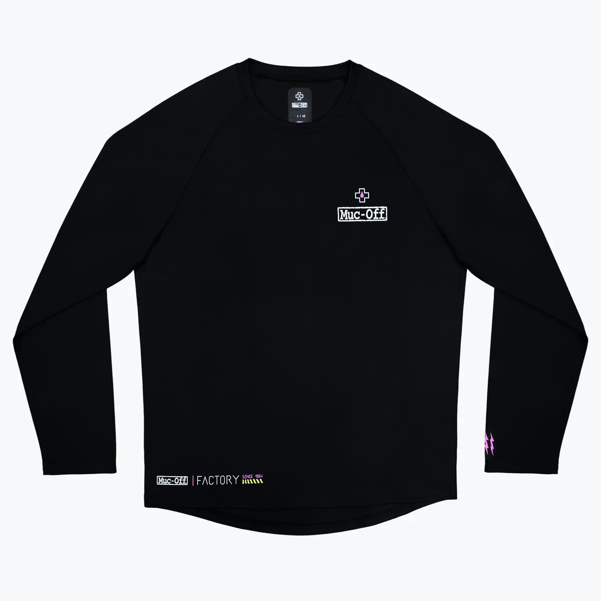 Long Sleeve Rider Jersey Factory - Black 1