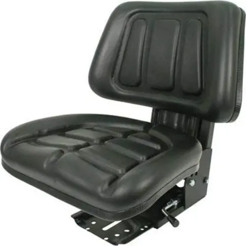 Farm Tractor Seat W/ Suspension & Trapezoidal Backrest 1