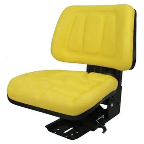 Farm Tractor Seat W/ Suspension & Trapezoidal Backrest 1