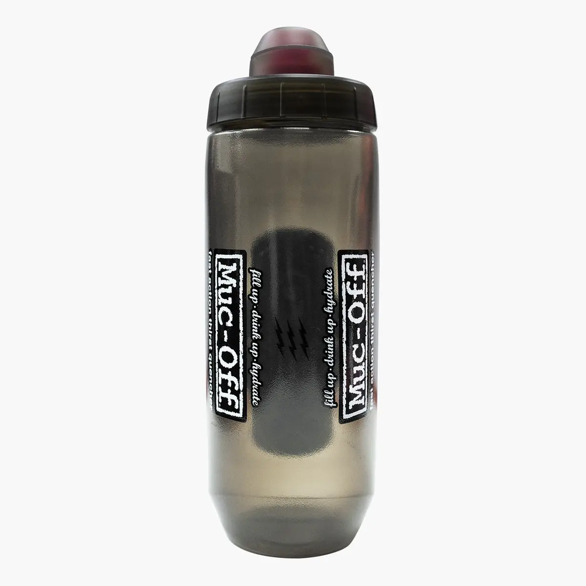 Muc-Off X Fidlock Twist Bottle 590Ml - Smoked + Bike Base 1