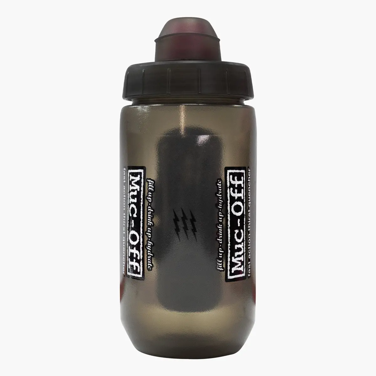 Muc-Off X Fidlock Twist Bottle 450Ml - Smoked + Bike Base 1