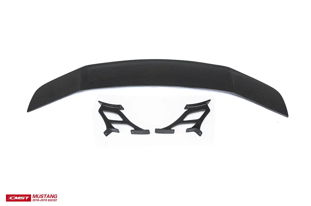 Cmst Carbon Fiber Rear Spoiler Wing Ver.4 For Ford Mustang S550 2015-2022 3